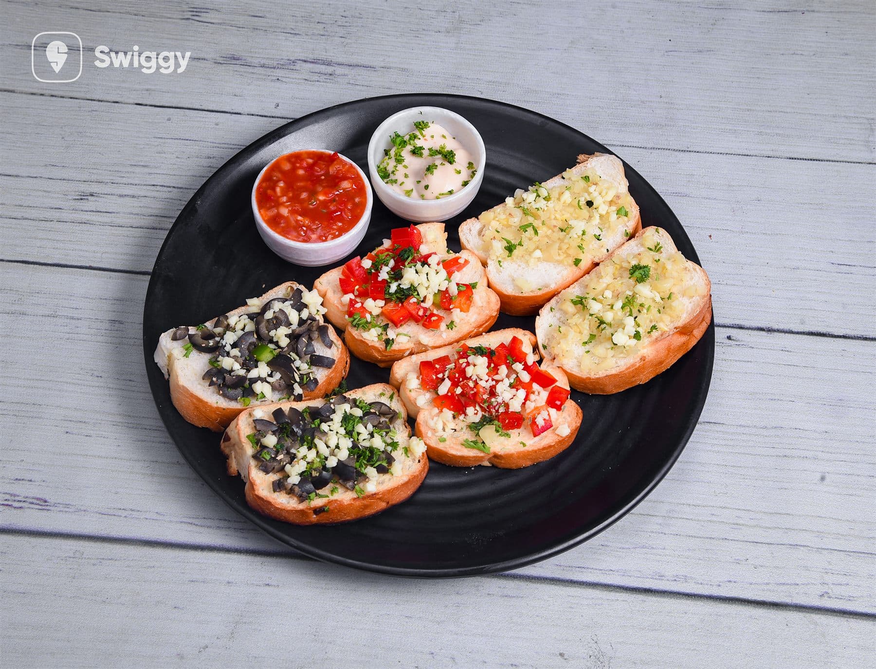 Pizza Fresca tomato basil bruschetta